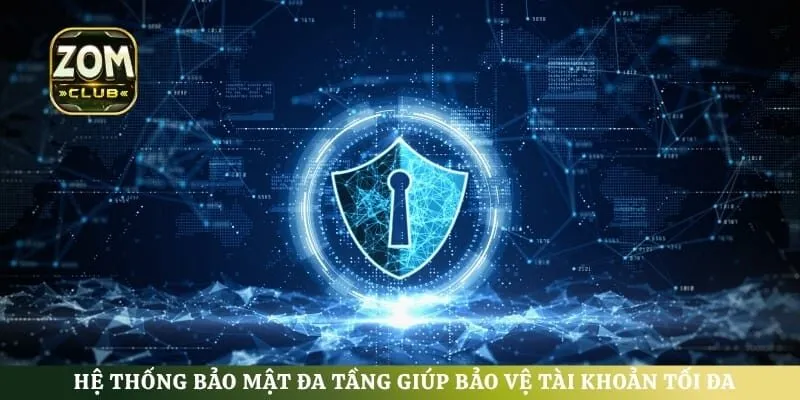 Hệ thống bảo mật đa tầng giúp bảo vệ tài khoản tối đa