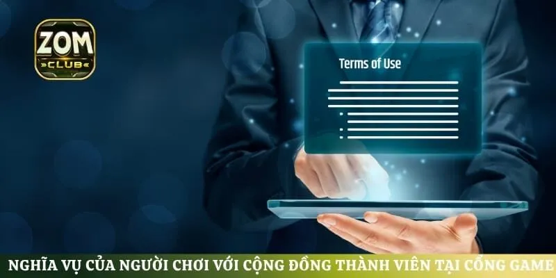 Nghĩa vụ của người chơi với cộng đồng thành viên tại cổng game