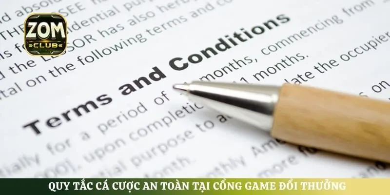 Quy tắc cá cược an toàn tại cổng game đổi thưởng