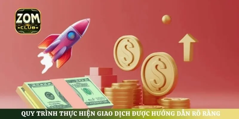 Quy trình thực hiện giao dịch được hướng dẫn rõ ràng
