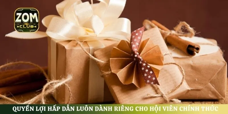 Quyền lợi hấp dẫn luôn dành riêng cho hội viên chính thức